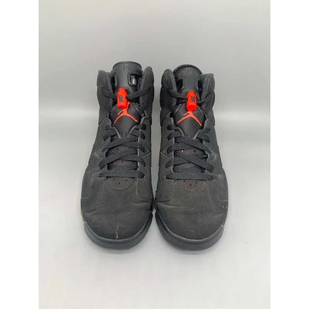 Jordan 6 Retro Infrared Black Basketball Shoes 384665-060‎ Men's Sz 6.5Y